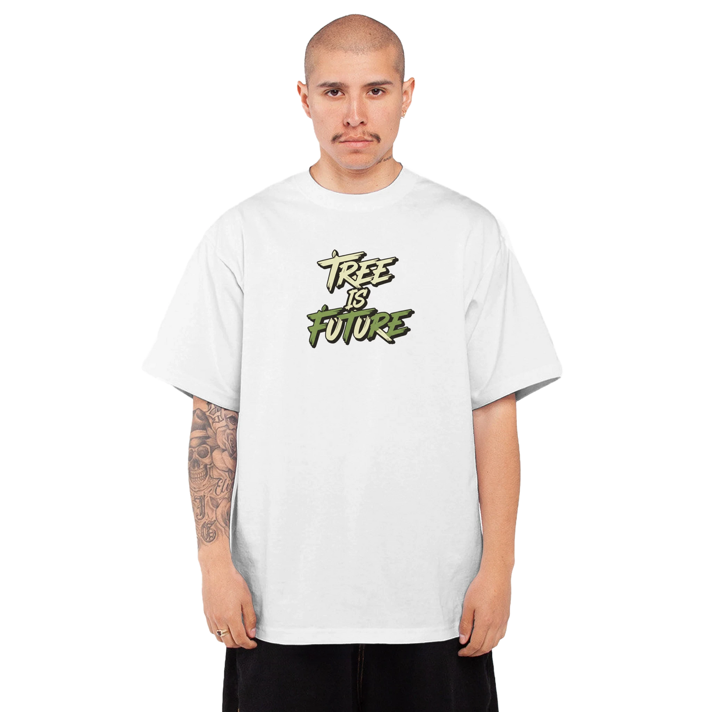 This tee plants a tree in the Gobi