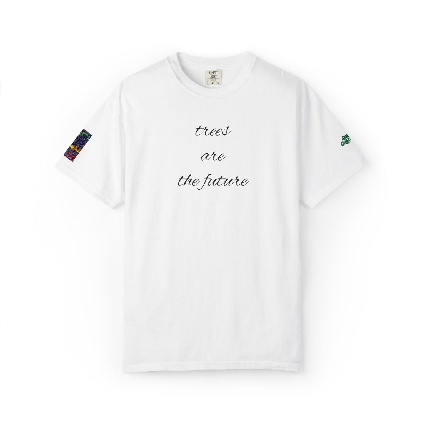 Eco - Friendly Tree Message T-shirt, Unisex T-shirt for Nature Lovers, Organic Cotton Tee, Gift for Earth Day, Sustainable Fashion - Gobi Greening