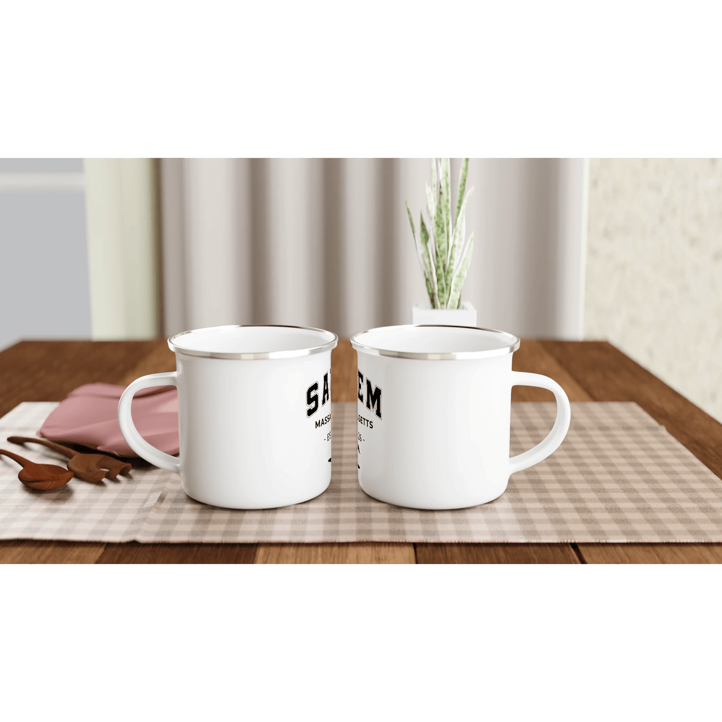 12oz Lightweight Enamel Camping Mug – Personalize for Every Adventure - Gobi Greening
