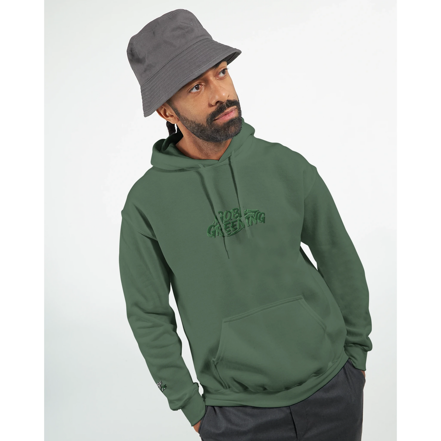 Eco hoodie that helps plant trees in Mongolia’s Gobi Desert.
