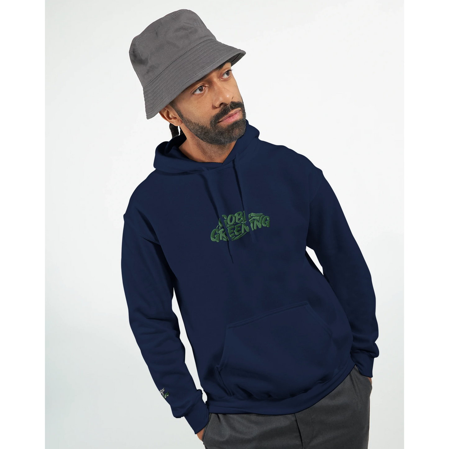 Eco hoodie that helps plant trees in Mongolia’s Gobi Desert.