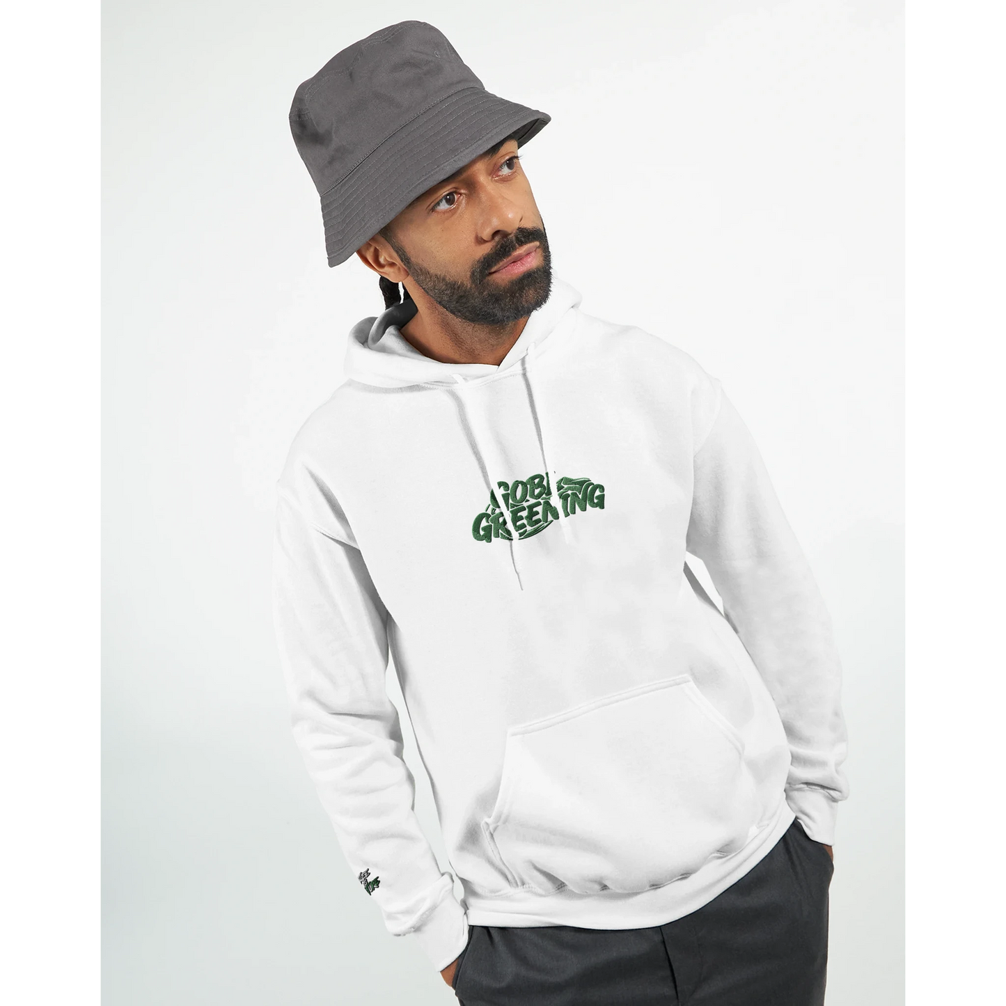 Eco hoodie that helps plant trees in Mongolia’s Gobi Desert.