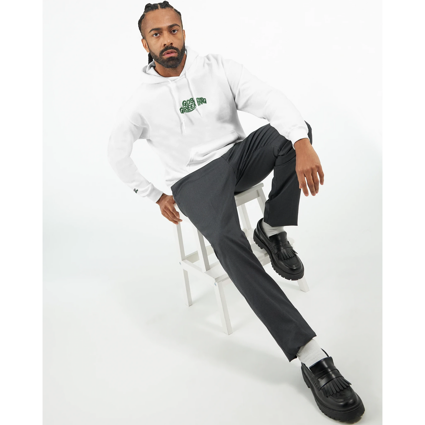 Eco hoodie that helps plant trees in Mongolia’s Gobi Desert.