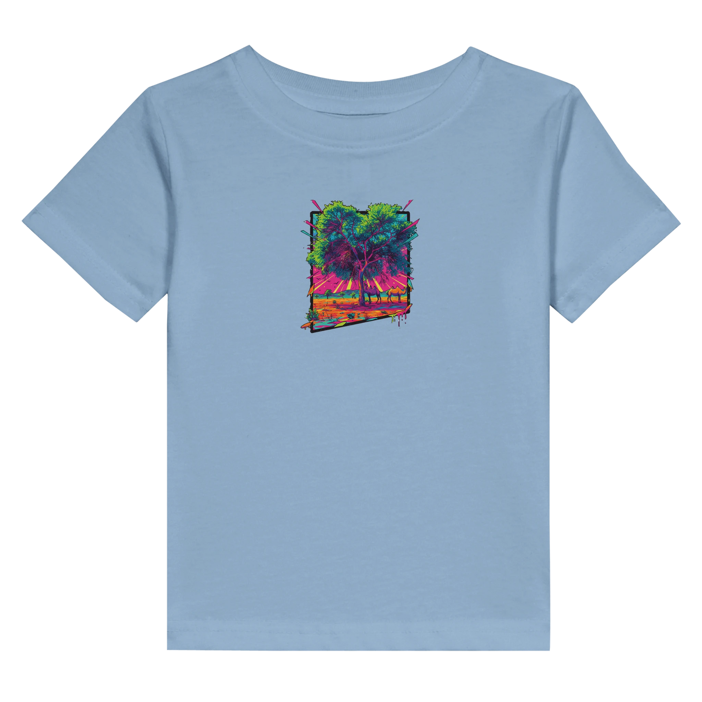 Eco t-shirt that helps plant trees in Mongolia’s Gobi Desert.