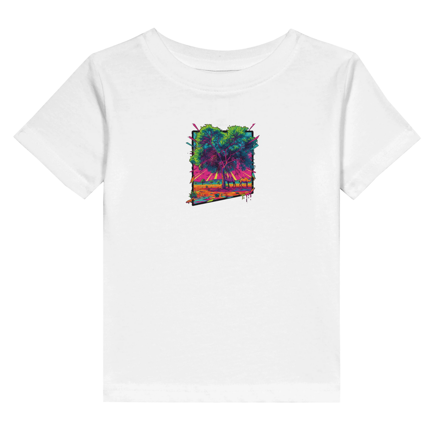 Eco t-shirt that helps plant trees in Mongolia’s Gobi Desert.