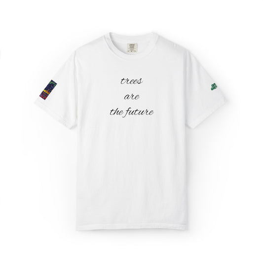 Eco - Friendly Tree Message T-shirt, Unisex T-shirt for Nature Lovers, Organic Cotton Tee, Gift for Earth Day, Sustainable Fashion - Gobi Greening