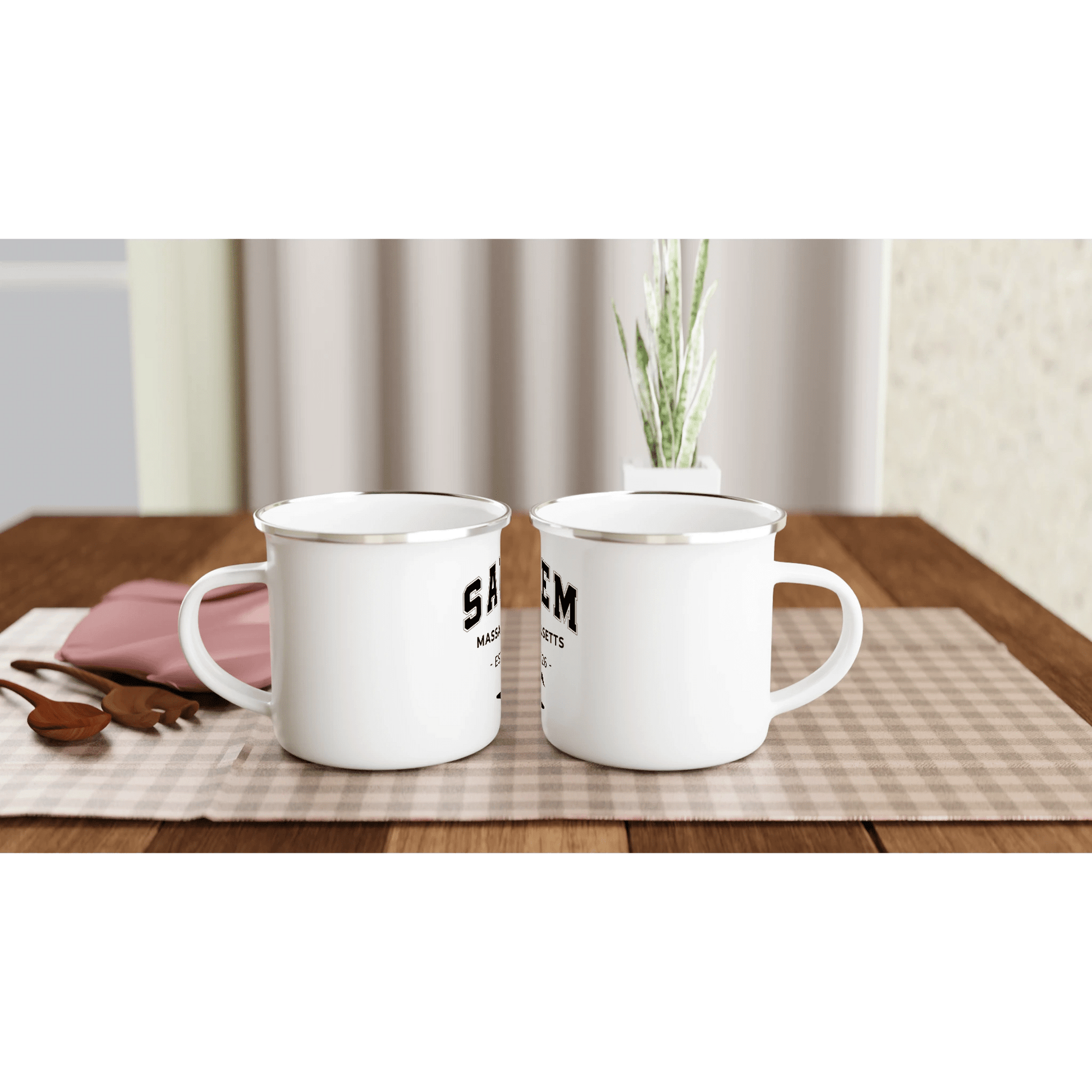 12oz Lightweight Enamel Camping Mug – Personalize for Every Adventure - Gobi Greening