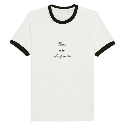 Classic Ringer T-Shirt Add a timeless, retro look to your wardrobe with the Classic Ringer T-Shirt. A must-have for any collection, this tee features contrast-color binding on the neck and sleeves for a stylish and unique touch. The regular fit and tapere