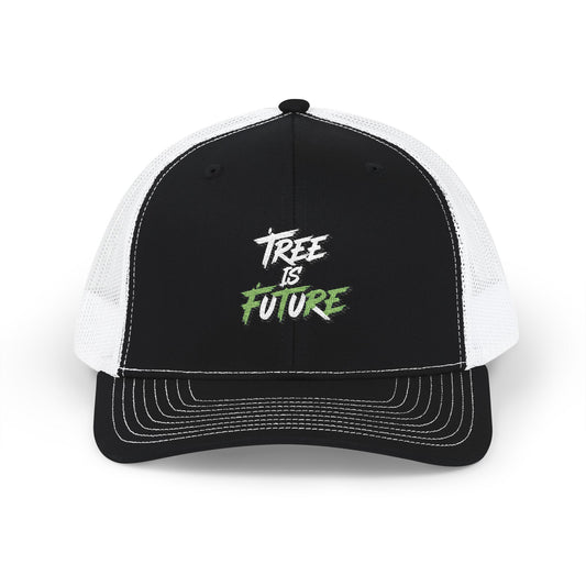 Stylish Snapback Trucker Cap - "Trees are Future" Cap, Eco - Friendly Gift, Outdoor Fashion, Trendy Accessory, Streetwear Hat - Gobi Greening