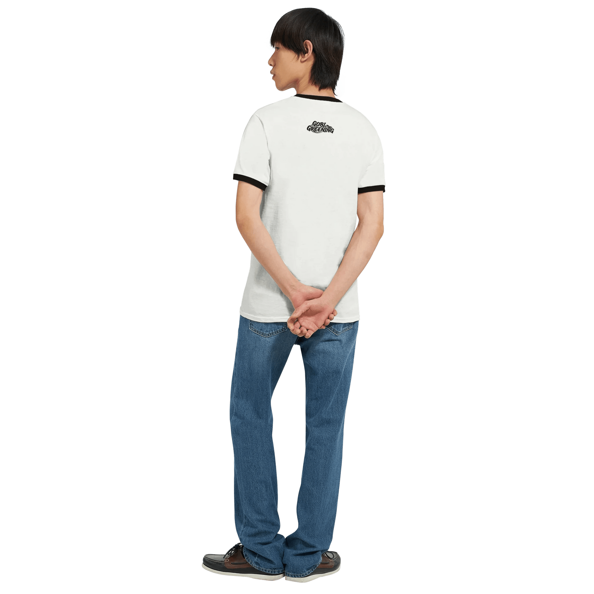 Classic Ringer T-Shirt Add a timeless, retro look to your wardrobe with the Classic Ringer T-Shirt. A must-have for any collection, this tee features contrast-color binding on the neck and sleeves for a stylish and unique touch. The regular fit and tapere