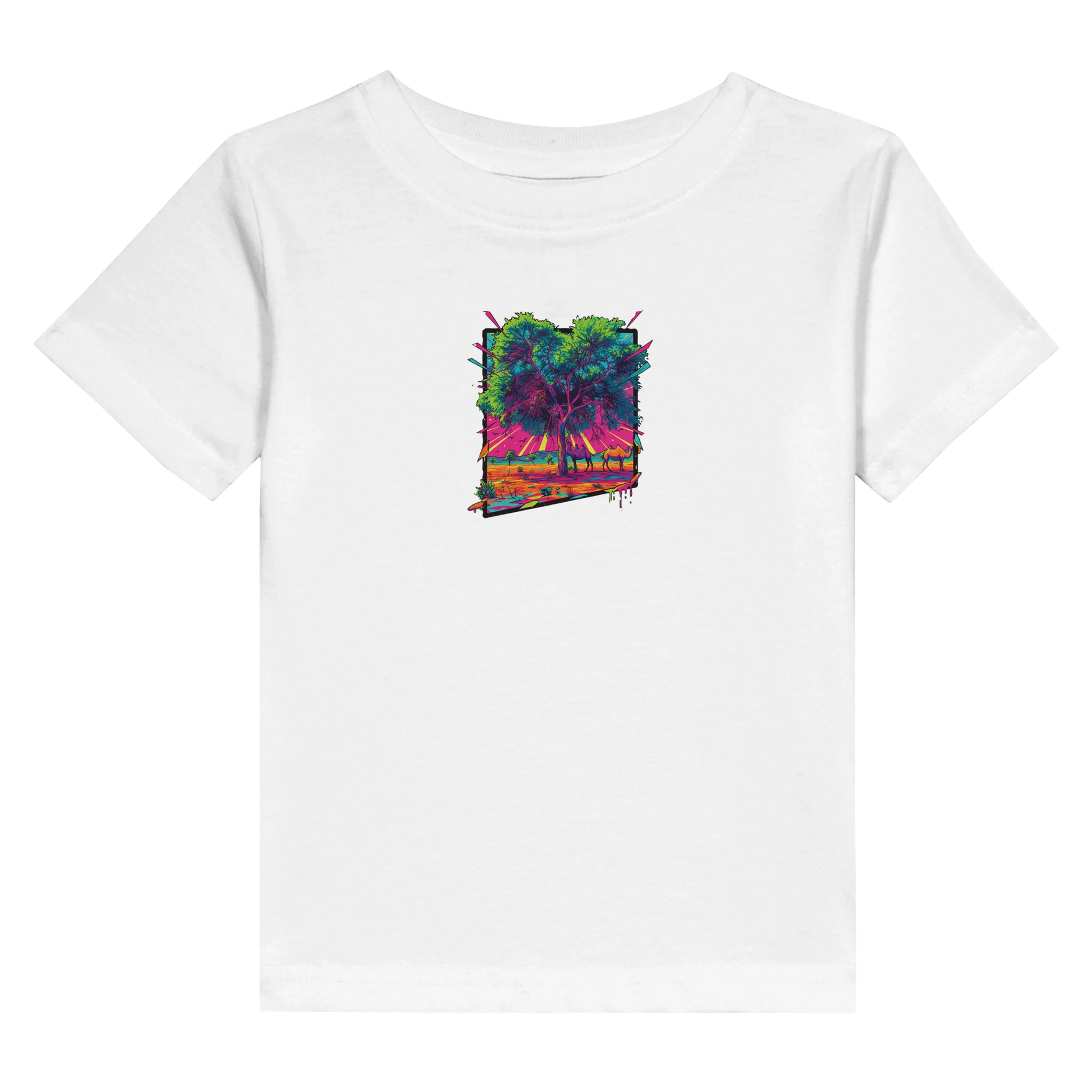 Eco t-shirt that helps plant trees in Mongolia’s Gobi Desert.